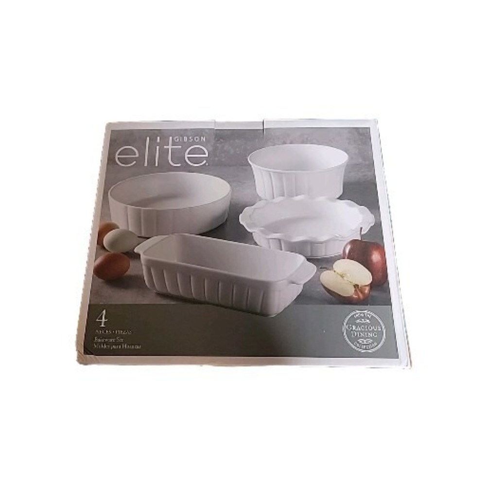 Gibson Elite Bakeware Gracious Dining Collection Bakeware Set Of 4